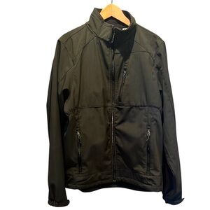 Black Diamond Men’s Double Diamond Green Fleece Lined Jacket Size Large